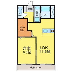 ボヌールピエスの物件間取画像